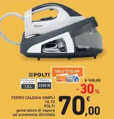 Polti - Ferro Caldaia Simpl