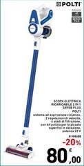Polti - Scopa Elettrica Ricaricabile 2 In 1 SFR810