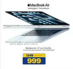 Macbook Air 13" Con Chip M4.