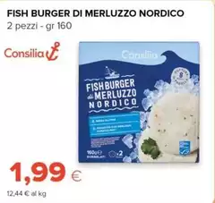Consilia - Fish Burger Di Merluzzo Nordico