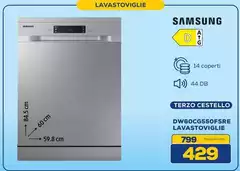 Samsung - DW60CG550F5RE Lavastoviglie