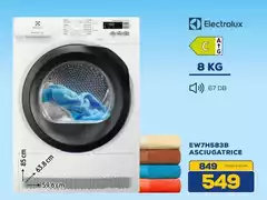 Electrolux - EW7H583B Asciugatrice Caricamento Frontale 8 Kg ub 1151 Giri/min Bianco