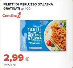 Consilia - Filetti Di Merluzzo D'Alaska Gratinati