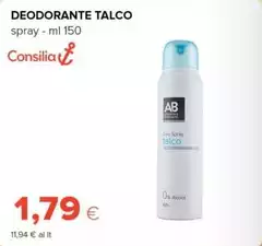 Consilia - Deodorante Talco
