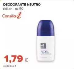 Consilia - Deodorante Neutro