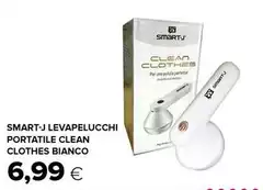 Smart-J - Levapelucchi Portatile Clean Clothes Bianco Smart-J - Levapelucchi Portatile Clean Clothes Bianco