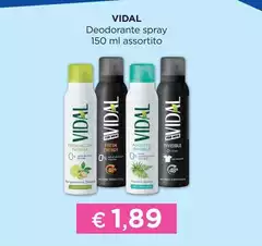 Vidal - Deodorante Spray
