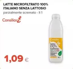 Consilia - Latte Microfiltrato 100% Italiano Senza Lattosio