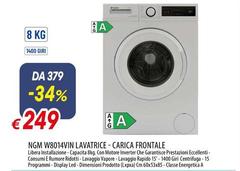 Ngm - W8014vin Lavatrice - Carica Frontale