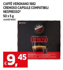 Nespresso - Caffè Vergnano 1882 Cremoso Capsule Compatibili
