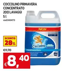 Coccolino -  Primavera Concentrato 200 Lavaggi