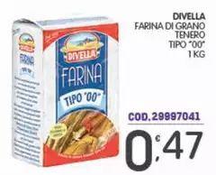 Divella - Farina Di Grano Tenero Tipo "00" Divella - Farina Di Grano Tenero Tipo "00"