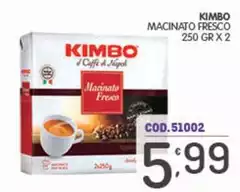 Kimbo - Macinato Fresco Kimbo - Macinato Fresco