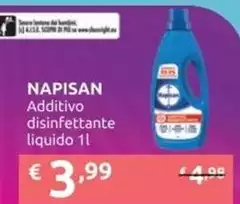 Napisan - Additivo Disinfettante Liquido 1L Napisan - Additivo Disinfettante Liquido 1L