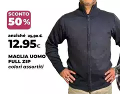 Maglia Uomo Full Zip