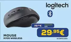 Logitech - M705 Mouse Mano Destra RF Wireless Laser 1000 DPI