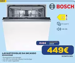 Bosch - Lavastoviglie Da Incasso SMV2HVX02E
