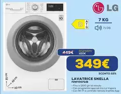 LG - Lavatrice Snella F2WV835SFAE