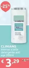 Clinians - Intense A Latte Detergente Anti Age