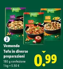 Vemondo - Tofu In Diverse Preparazioni