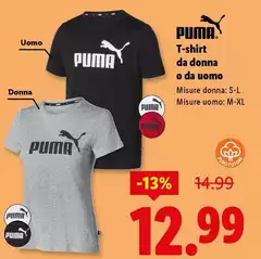 Puma - T-Shirt Da Donna O Da Uomo