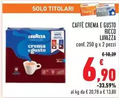 Lavazza - Caffè Crema E Gusto Ricco Lavazza - Caffè Crema E Gusto Ricco