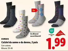 Esmara - Calzini Da Uomo O Da Donna, 2 Paia 