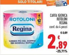 Regina - Carta Igienica Rotoloni
