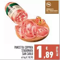 San Carlo - Pancetta Coppata Stagionata San Carlo - Pancetta Coppata Stagionata