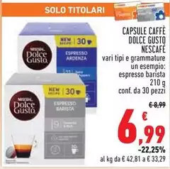 Nescafé - Capsule Caffè Dolce Gusto Nescafé - Capsule Caffè Dolce Gusto