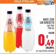 San Benedetto - Bibite Zero