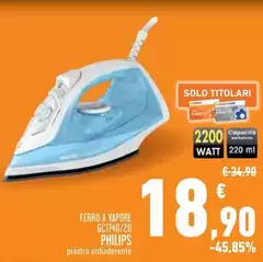 Philips - Ferro A Vapore GC1740/20 Philips - Ferro A Vapore GC1740/20