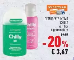 Chilly - Detergente Intimo