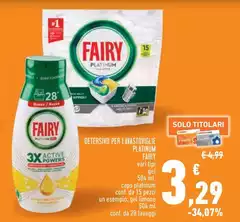 Fairy - Detersivo Per Lavastoviglie Platinum