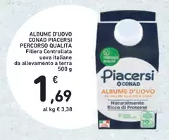 Conad - Albume D'Uovo Piacersi Percorso Qualità