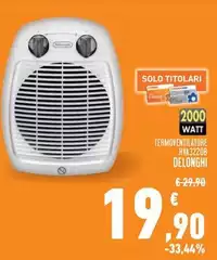 De Longhi - Termoventilatore HVA3220B
