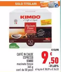 Kimbo - Caffè In Cialde Espresso