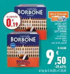 Caffe Borbone - Capsule Caffè Compatibili Nespresso