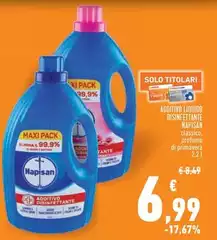 Napisan - Additivo Liquido Disinfettante Napisan - Additivo Liquido Disinfettante