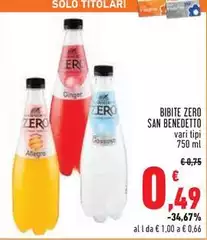 San Benedetto - Bibite Zero