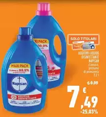 Napisan - Additivo Liquido Disinfettante Napisan - Additivo Liquido Disinfettante