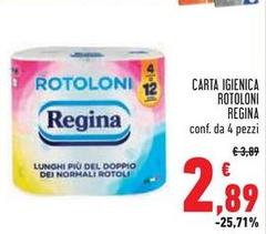 Regina - Carta Igienica Rotoloni
