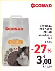 Conad - Lettiera Per Gatti