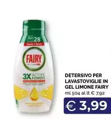 Fairy - Detersivo Per Lavastoviglie In Gel Limone Fairy - Detersivo Per Lavastoviglie In Gel Limone