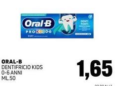 Oral B - Dentifricio Kids 0-6 Anni