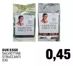 Due Esse - Salviettine Struccanti