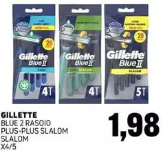 Gillette - Blue 2 Rasoio Plus-Plus Slalom Slalom