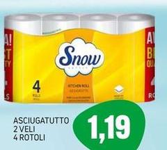 Snow - Asciugatutto 2 Veli 4 Rotoli