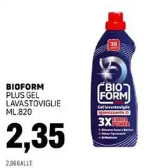 Bioform - Plus Gel Lavastoviglie Bioform - Plus Gel Lavastoviglie