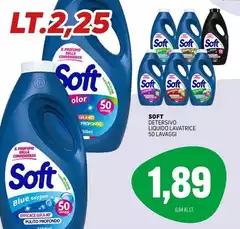Soft - Detersivo Liquido Lavatrice 50 Lavaggi Soft - Detersivo Liquido Lavatrice 50 Lavaggi